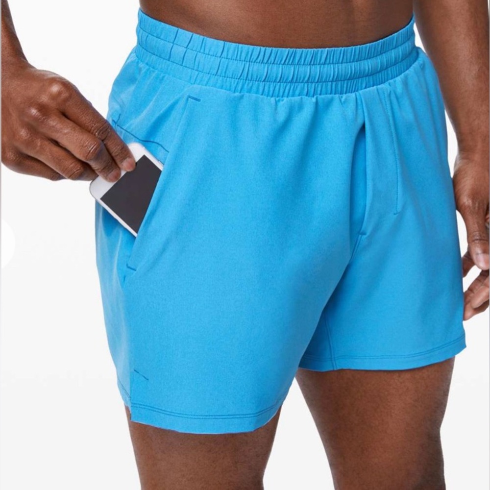 Lululemon Channel Cross Swim Short *5" Neo Blue Sz S